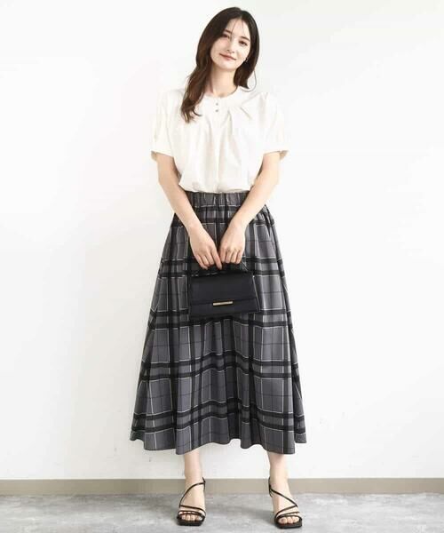 MK MICHEL KLEIN / エムケーミッシェルクラン カットソー | 前釦デザインドルマンスリーブカットソー/接触冷感/洗える | 詳細12