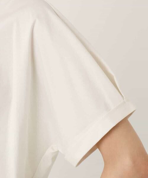 MK MICHEL KLEIN / エムケーミッシェルクラン カットソー | 前釦デザインドルマンスリーブカットソー/接触冷感/洗える | 詳細19