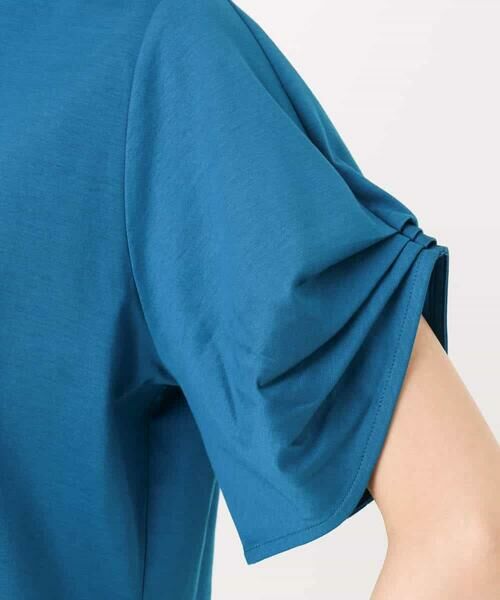 MK MICHEL KLEIN / エムケーミッシェルクラン カットソー | タックスリーブポンチカットソー/接触冷感/洗える | 詳細17