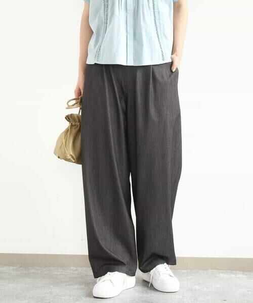 MK MICHEL KLEIN / エムケーミッシェルクラン その他パンツ | ソフトデニムライクバレルパンツ/洗える | 詳細1