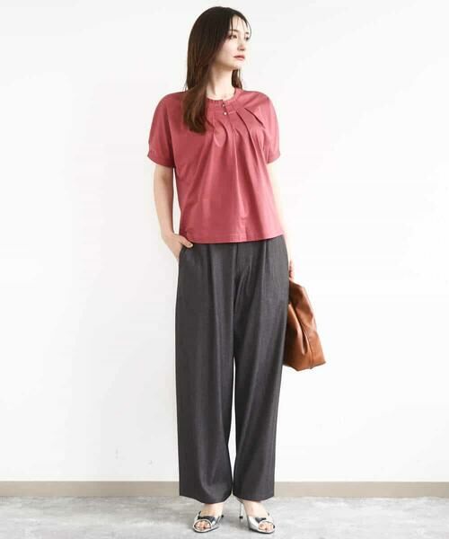 MK MICHEL KLEIN / エムケーミッシェルクラン その他パンツ | ソフトデニムライクバレルパンツ/洗える | 詳細10