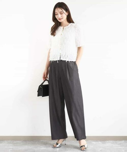 MK MICHEL KLEIN / エムケーミッシェルクラン その他パンツ | ソフトデニムライクバレルパンツ/洗える | 詳細16