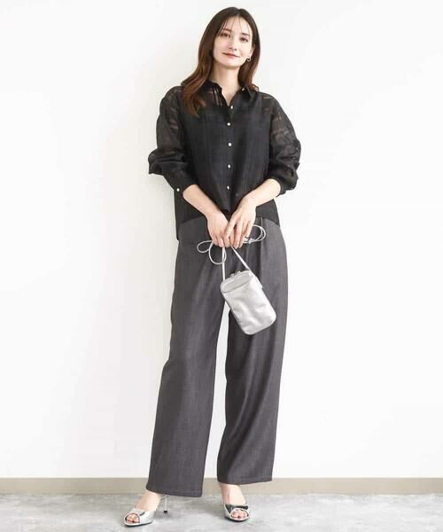 MK MICHEL KLEIN / エムケーミッシェルクラン その他パンツ | ソフトデニムライクバレルパンツ/洗える | 詳細23