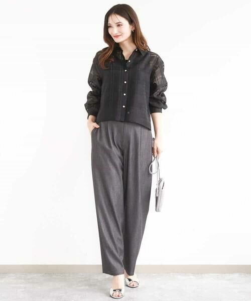 MK MICHEL KLEIN / エムケーミッシェルクラン その他パンツ | ソフトデニムライクバレルパンツ/洗える | 詳細25