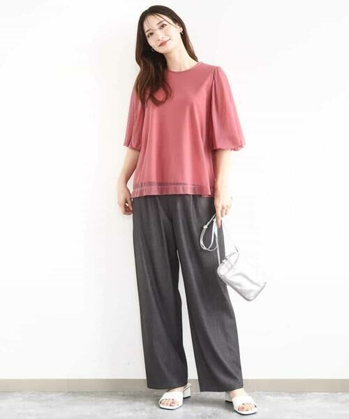 MK MICHEL KLEIN / エムケーミッシェルクラン その他パンツ | ソフトデニムライクバレルパンツ/洗える | 詳細28