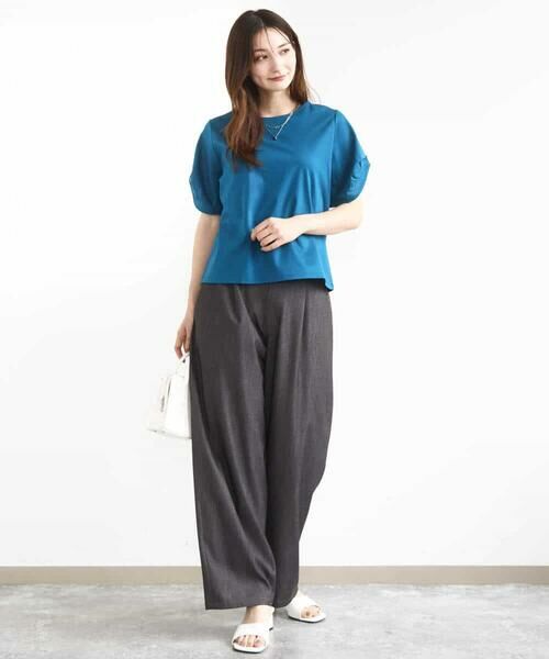 MK MICHEL KLEIN / エムケーミッシェルクラン その他パンツ | ソフトデニムライクバレルパンツ/洗える | 詳細7