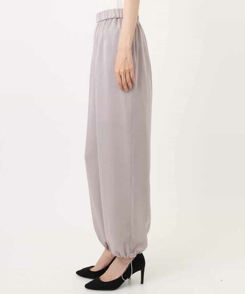 MK MICHEL KLEIN / エムケーミッシェルクラン その他パンツ | サテンヴィンテージ調ワイドパンツ/接触冷感/洗える | 詳細25