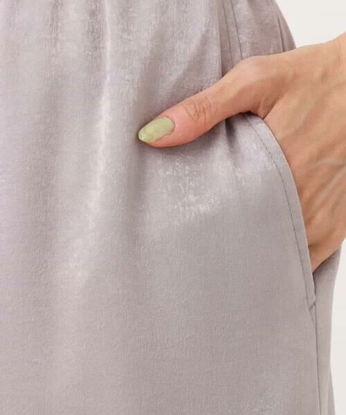 MK MICHEL KLEIN / エムケーミッシェルクラン その他パンツ | サテンヴィンテージ調ワイドパンツ/接触冷感/洗える | 詳細29