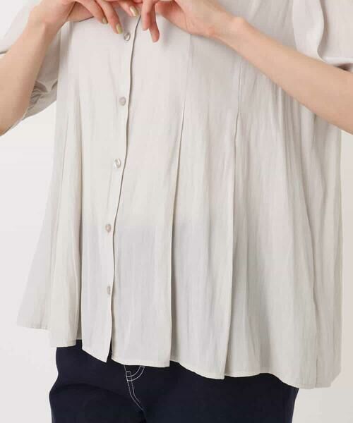 MK MICHEL KLEIN / エムケーミッシェルクラン シャツ・ブラウス | 五分袖チュニックブラウス/UVカット/接触冷感/洗える | 詳細16