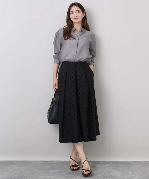 MK MICHEL KLEIN / エムケーミッシェルクラン シャツ・ブラウス | シアーローンシャツブラウス/洗える | 詳細12