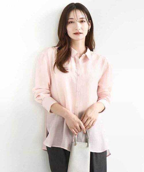 MK MICHEL KLEIN / エムケーミッシェルクラン シャツ・ブラウス | シアーローンシャツブラウス/洗える | 詳細19