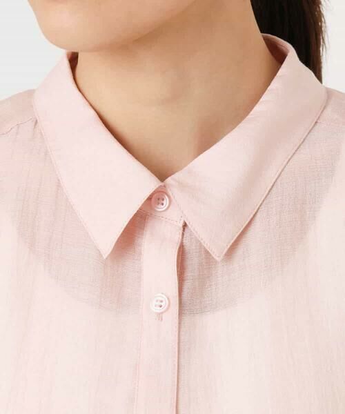 MK MICHEL KLEIN / エムケーミッシェルクラン シャツ・ブラウス | シアーローンシャツブラウス/洗える | 詳細2