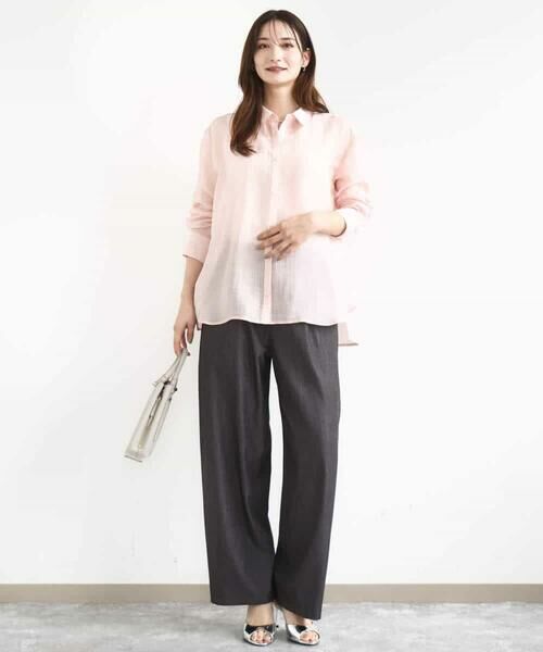 MK MICHEL KLEIN / エムケーミッシェルクラン シャツ・ブラウス | シアーローンシャツブラウス/洗える | 詳細21