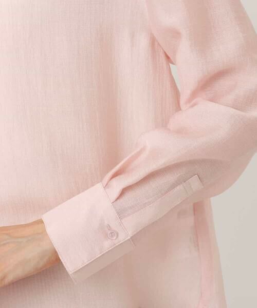 MK MICHEL KLEIN / エムケーミッシェルクラン シャツ・ブラウス | シアーローンシャツブラウス/洗える | 詳細4