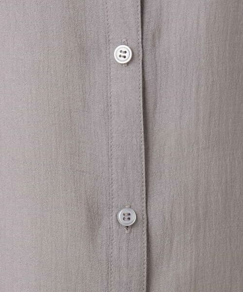 MK MICHEL KLEIN / エムケーミッシェルクラン シャツ・ブラウス | シアーローンシャツブラウス/洗える | 詳細8