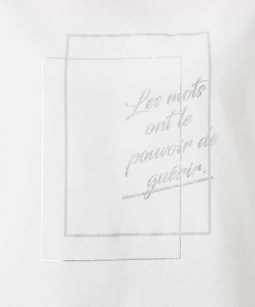 MK MICHEL KLEIN / エムケーミッシェルクラン カットソー | フレームロゴデザインTシャツ/UVカット/接触冷感/洗える | 詳細15