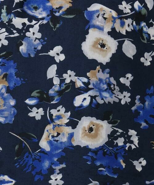 MK MICHEL KLEIN / エムケーミッシェルクラン シャツ・ブラウス | クラシックフラワープリント シフォンブラウス/洗える | 詳細12