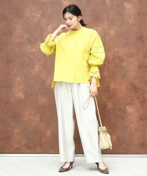 MK MICHEL KLEIN / エムケーミッシェルクラン シャツ・ブラウス | コットンレースブラウス/洗える | 詳細22