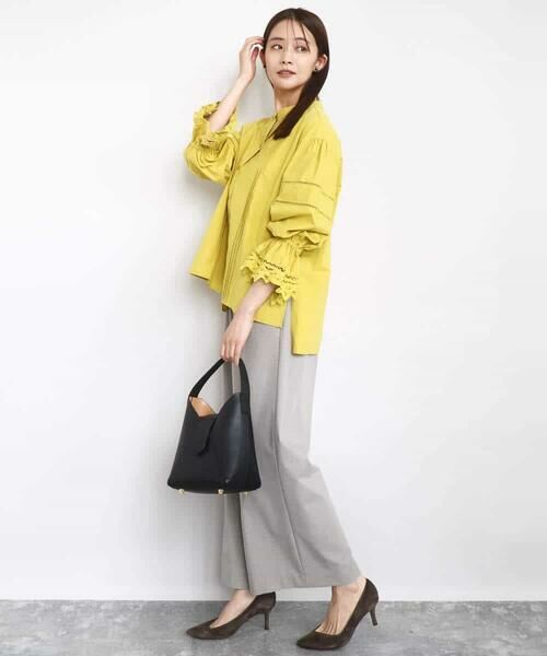 MK MICHEL KLEIN / エムケーミッシェルクラン シャツ・ブラウス | コットンレースブラウス/洗える | 詳細5