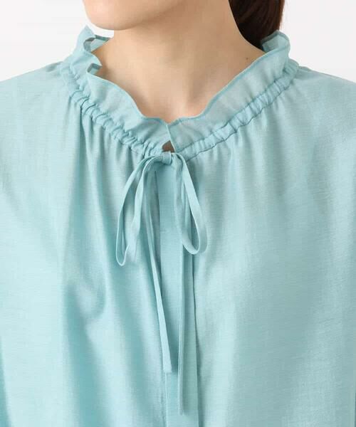 MK MICHEL KLEIN / エムケーミッシェルクラン シャツ・ブラウス | フリルネックディティールブラウス/洗える | 詳細15