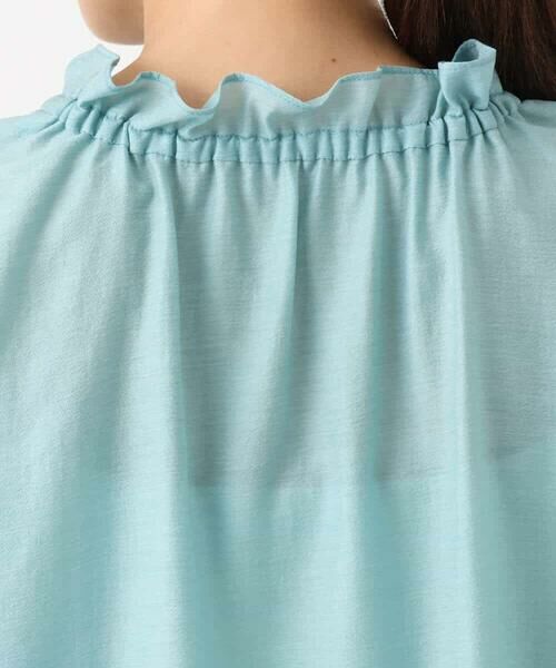 MK MICHEL KLEIN / エムケーミッシェルクラン シャツ・ブラウス | フリルネックディティールブラウス/洗える | 詳細16