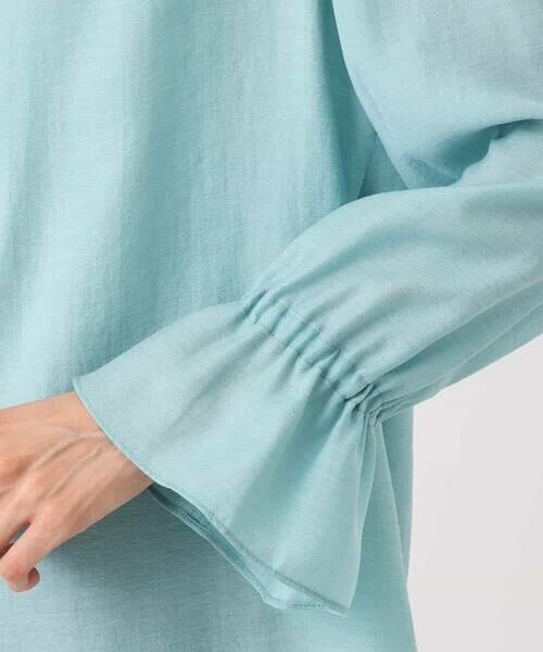 MK MICHEL KLEIN / エムケーミッシェルクラン シャツ・ブラウス | フリルネックディティールブラウス/洗える | 詳細18