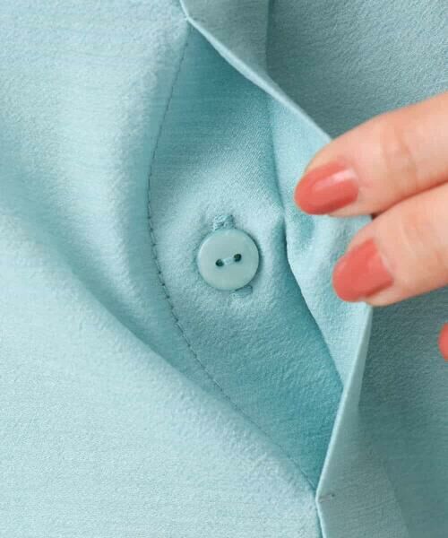 MK MICHEL KLEIN / エムケーミッシェルクラン シャツ・ブラウス | フリルネックディティールブラウス/洗える | 詳細21