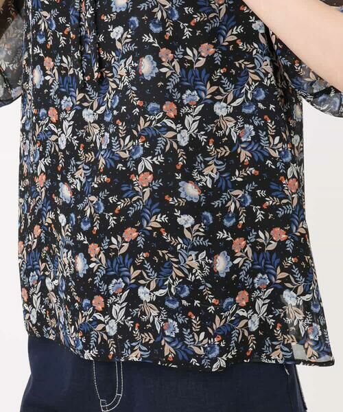 MK MICHEL KLEIN / エムケーミッシェルクラン シャツ・ブラウス | フラワードットプリントシフォンブラウス/洗える | 詳細21