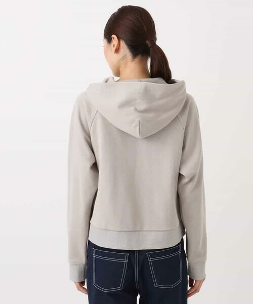 MK MICHEL KLEIN / エムケーミッシェルクラン パーカー | ラメ裏毛スウェットダブルジップパーカー/洗える | 詳細13