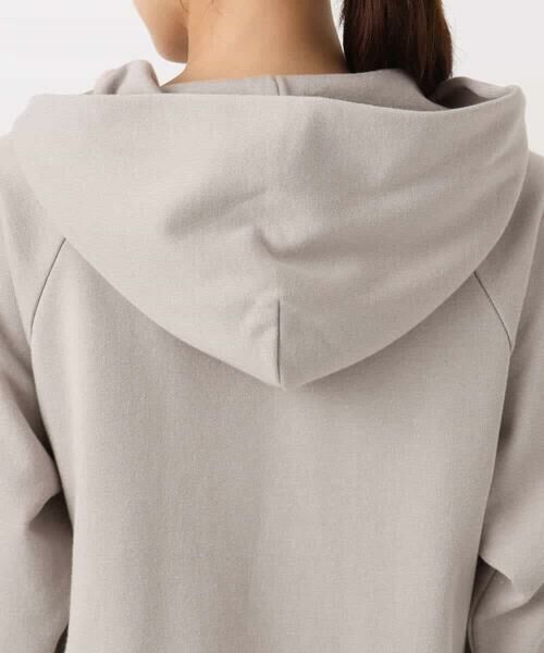 MK MICHEL KLEIN / エムケーミッシェルクラン パーカー | ラメ裏毛スウェットダブルジップパーカー/洗える | 詳細16