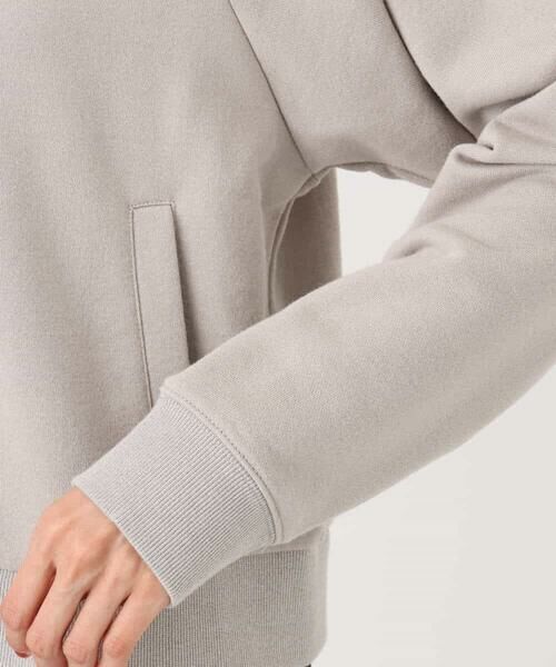 MK MICHEL KLEIN / エムケーミッシェルクラン パーカー | ラメ裏毛スウェットダブルジップパーカー/洗える | 詳細17