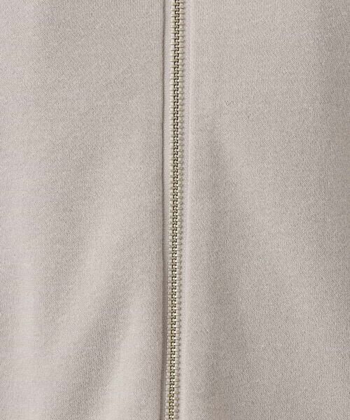 MK MICHEL KLEIN / エムケーミッシェルクラン パーカー | ラメ裏毛スウェットダブルジップパーカー/洗える | 詳細20