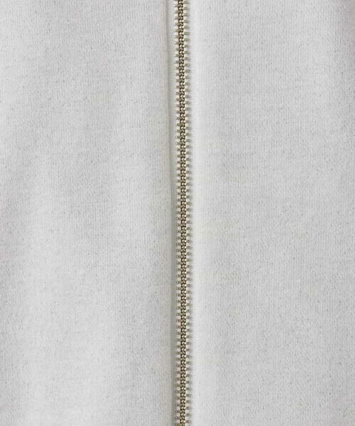 MK MICHEL KLEIN / エムケーミッシェルクラン パーカー | ラメ裏毛スウェットダブルジップパーカー/洗える | 詳細23
