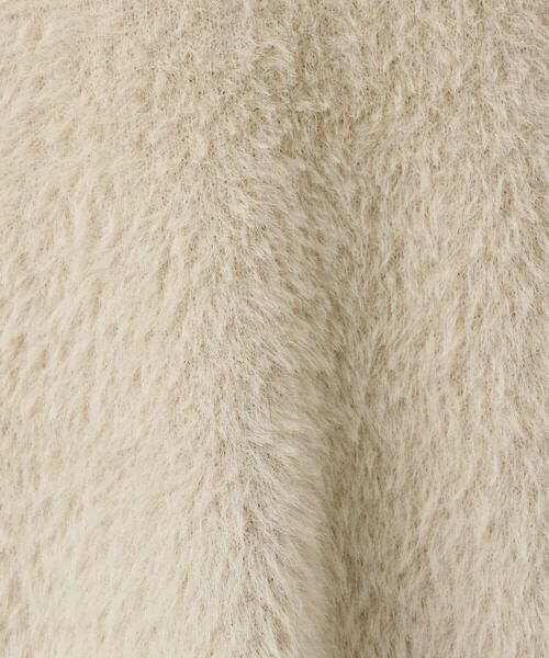 MK MICHEL KLEIN / エムケーミッシェルクラン ニット・セーター | 半袖シャギーニット/洗える | 詳細10