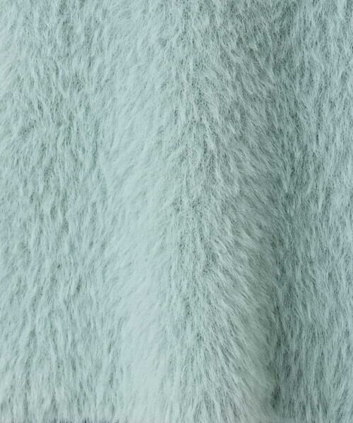 MK MICHEL KLEIN / エムケーミッシェルクラン ニット・セーター | 半袖シャギーニット/洗える | 詳細14