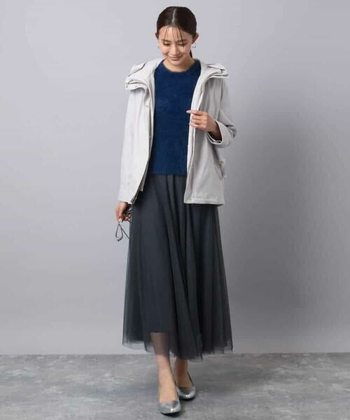 MK MICHEL KLEIN / エムケーミッシェルクラン ニット・セーター | 半袖シャギーニット/洗える | 詳細27