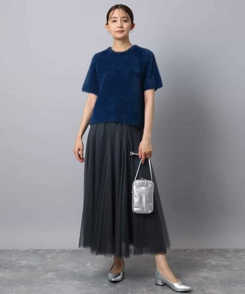 MK MICHEL KLEIN / エムケーミッシェルクラン ロング・マキシ丈スカート | ボリュームチュールスカート/洗える | 詳細17