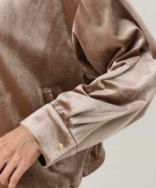 MK MICHEL KLEIN / エムケーミッシェルクラン その他アウター | スノーベロア クロップドブルゾン/洗える | 詳細11