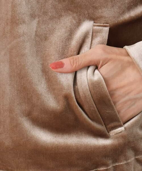 MK MICHEL KLEIN / エムケーミッシェルクラン その他アウター | スノーベロア クロップドブルゾン/洗える | 詳細12