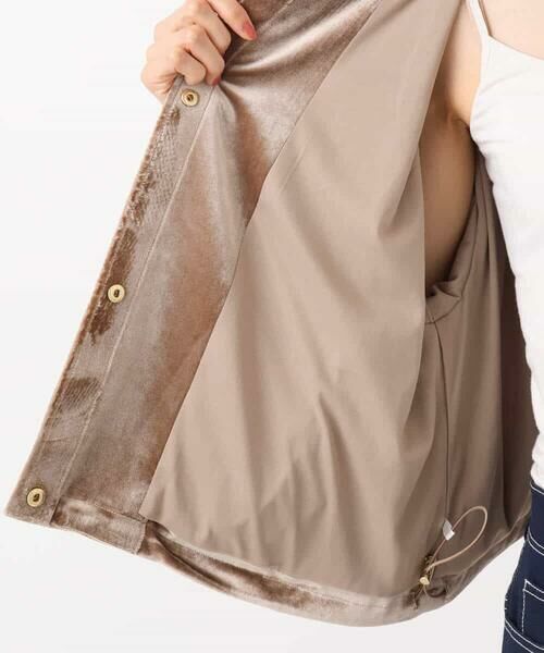 MK MICHEL KLEIN / エムケーミッシェルクラン その他アウター | スノーベロア クロップドブルゾン/洗える | 詳細16