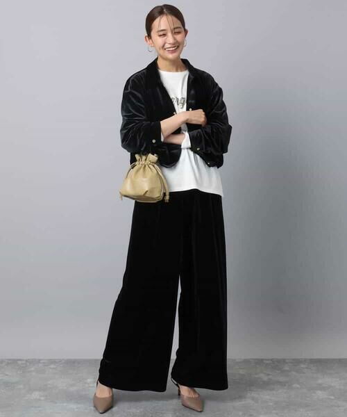 MK MICHEL KLEIN / エムケーミッシェルクラン その他アウター | スノーベロア クロップドブルゾン/洗える | 詳細26