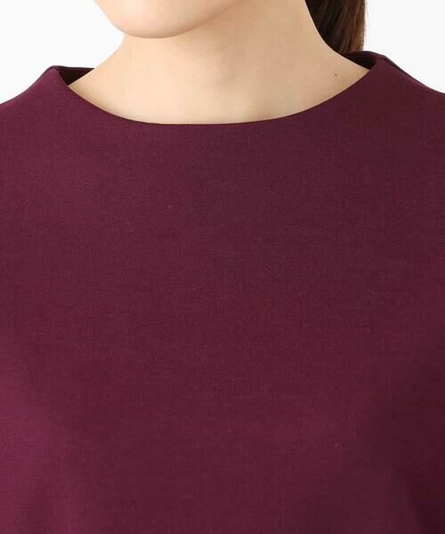 MK MICHEL KLEIN / エムケーミッシェルクラン カットソー | バッグファスナーデザイン ポンチカットソー/洗える | 詳細17