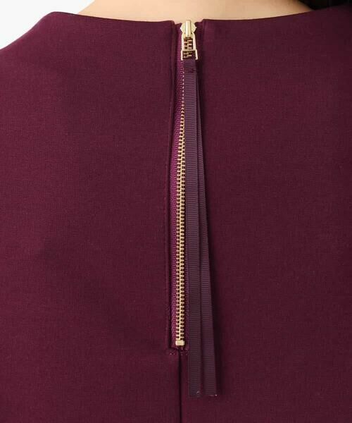 MK MICHEL KLEIN / エムケーミッシェルクラン カットソー | バッグファスナーデザイン ポンチカットソー/洗える | 詳細18