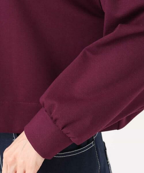 MK MICHEL KLEIN / エムケーミッシェルクラン カットソー | バッグファスナーデザイン ポンチカットソー/洗える | 詳細20