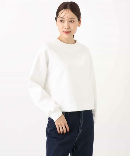 MK MICHEL KLEIN / エムケーミッシェルクラン カットソー | バッグファスナーデザイン ポンチカットソー/洗える | 詳細23