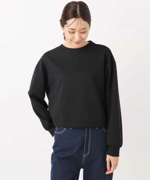 MK MICHEL KLEIN / エムケーミッシェルクラン カットソー | バッグファスナーデザイン ポンチカットソー/洗える | 詳細25