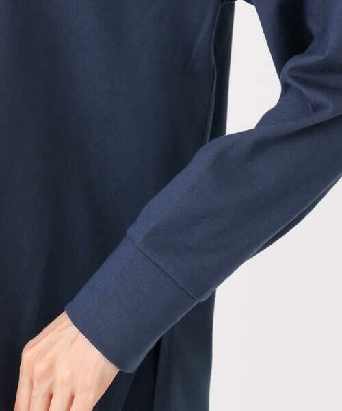 MK MICHEL KLEIN / エムケーミッシェルクラン カットソー | 刺繍ロゴデザイン コットンロンT/洗える | 詳細28