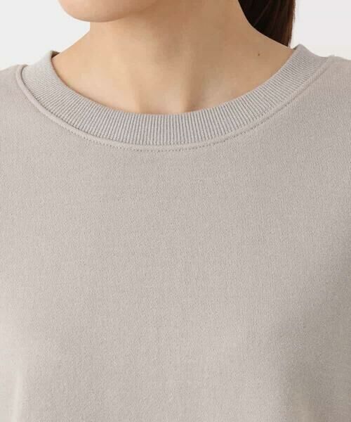 MK MICHEL KLEIN / エムケーミッシェルクラン スウェット | ラメ裏毛スウェットプルオーバー/洗える | 詳細11