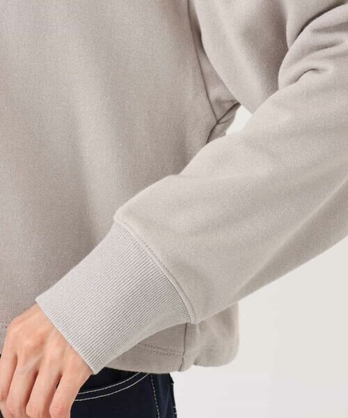 MK MICHEL KLEIN / エムケーミッシェルクラン スウェット | ラメ裏毛スウェットプルオーバー/洗える | 詳細13