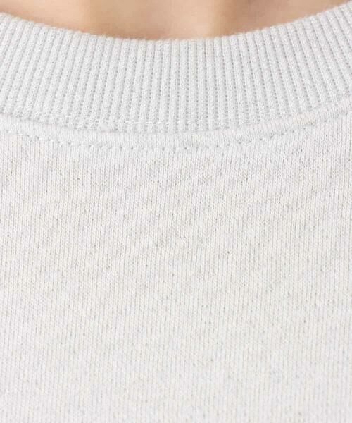 MK MICHEL KLEIN / エムケーミッシェルクラン スウェット | ラメ裏毛スウェットプルオーバー/洗える | 詳細18